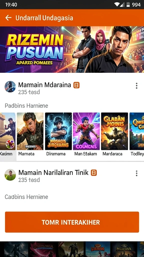 Tantangan yang menarik di setiap level permainan.
