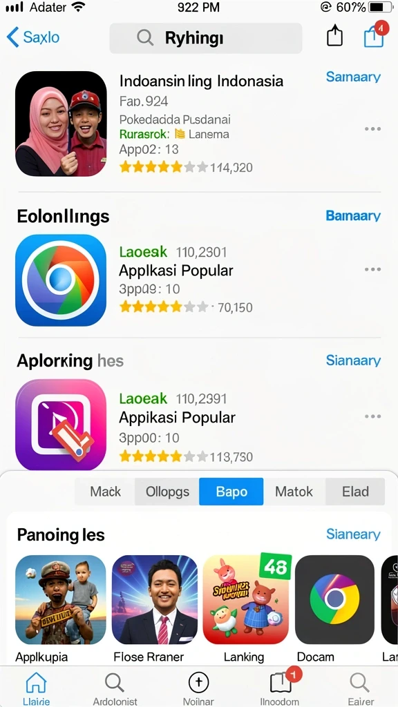 Screenshot menunjukkan fitur komunikasi antar pemain dalam ACEPARTY.