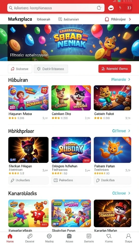 Screenshot menampilkan grafis luar biasa dan karakter yang unik.