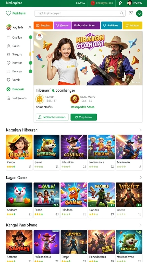 Tampilan antarmuka yang modern dan user-friendly.