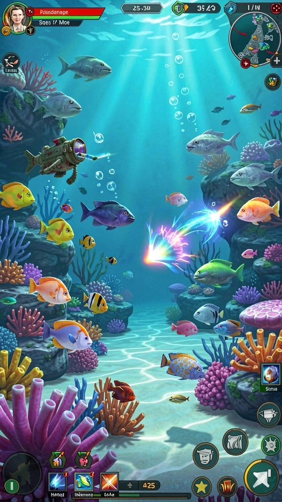 Screenshot gameplay di level menantang.