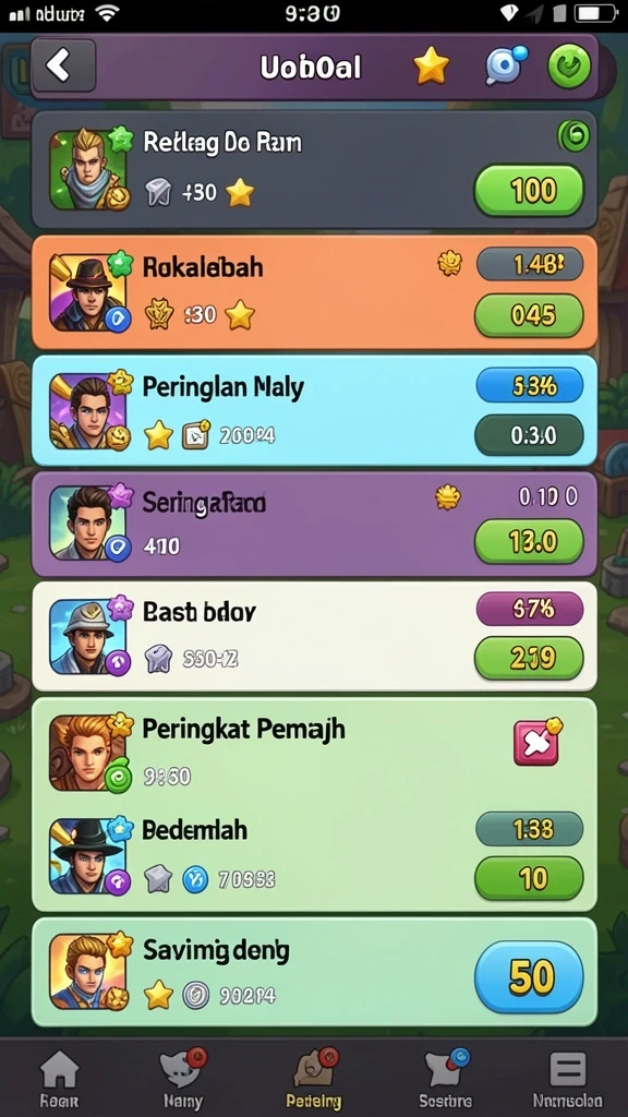 Tampilan antarmuka yang menarik dan intuitif.