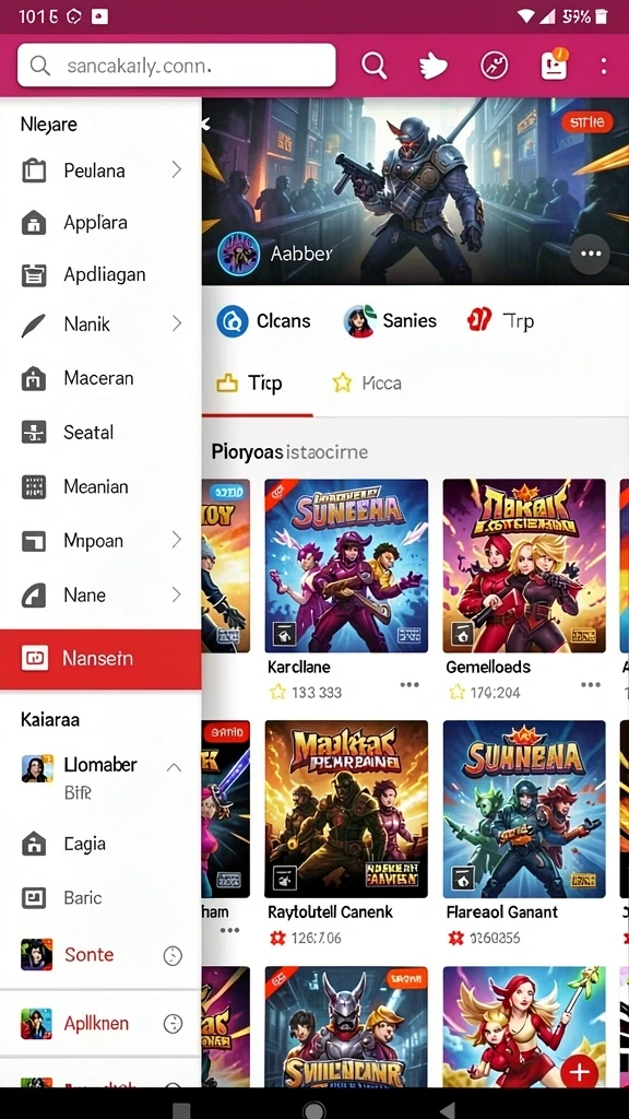 Berbagai mode permainan yang seru.