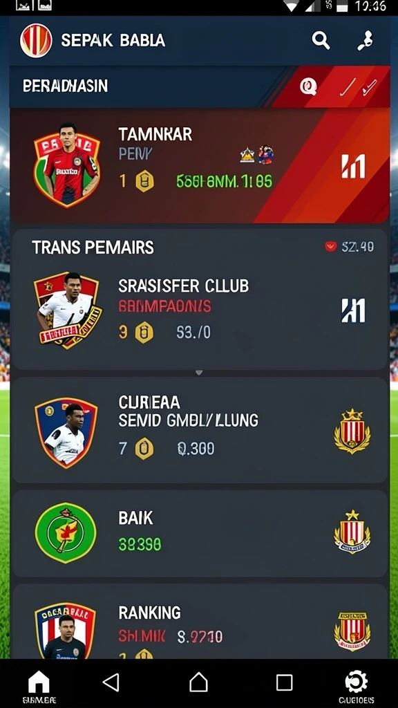 Berbagai mode permainan yang dapat dipilih sesuai selera.