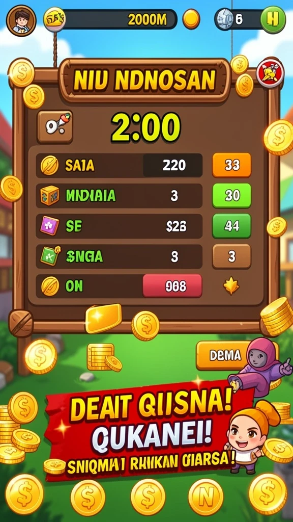 Tantangan baru di setiap level yang menegangkan.