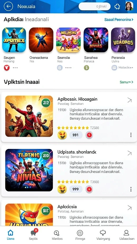 Mode permainan yang bervariasi dan menantang.
