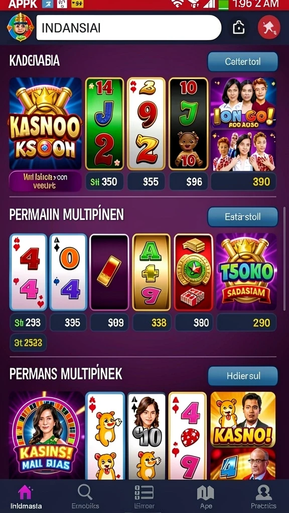 Fitur interaksi pemain dalam J200M.