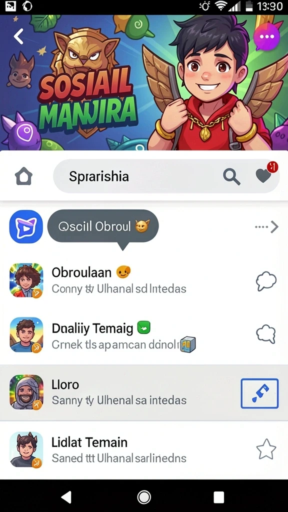 Fitur interaksi sosial yang kuat antara pemain.