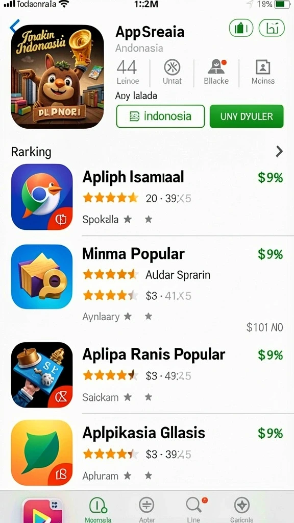 Tampilan antarmuka yang user-friendly.