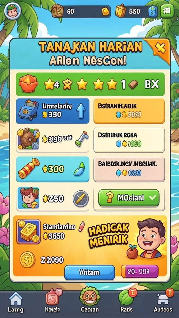 Tampilan awal KKSLOT777 yang menarik dan user-friendly.
