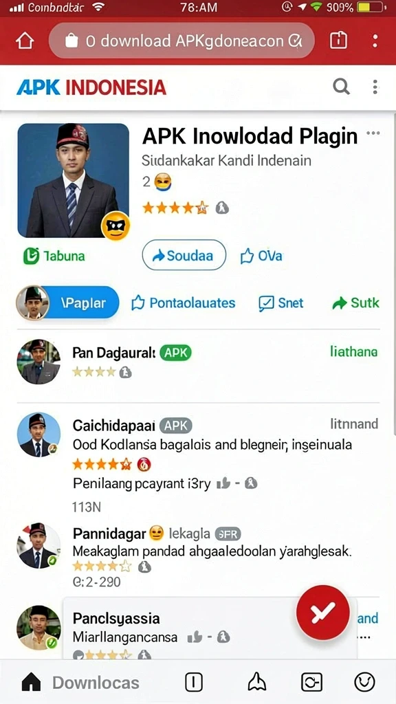 Tampilan antarmuka yang bersih dan modern.