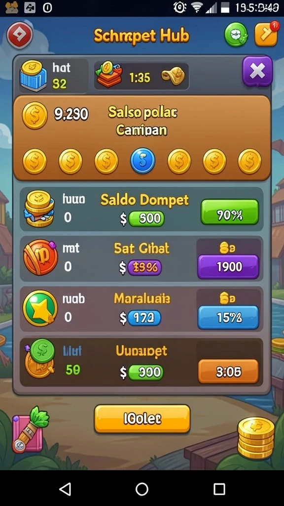 Tampilan antarmuka yang intuitif dan menarik.