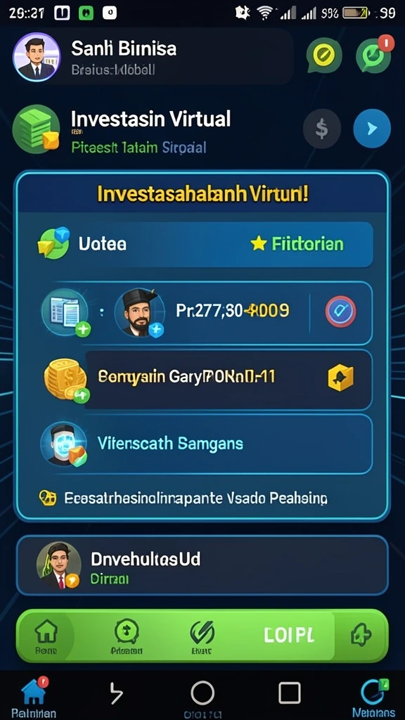 Grafis yang memukau membuat pengalaman bermain semakin seru.