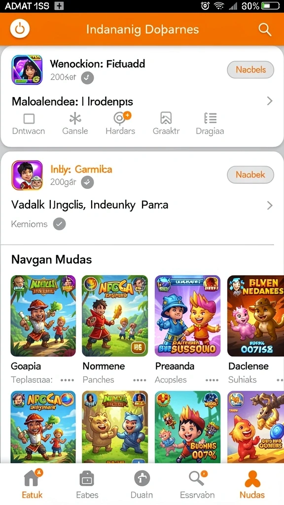 Tangkapan layar menunjukkan dunia fantastis dalam PPRRYY.