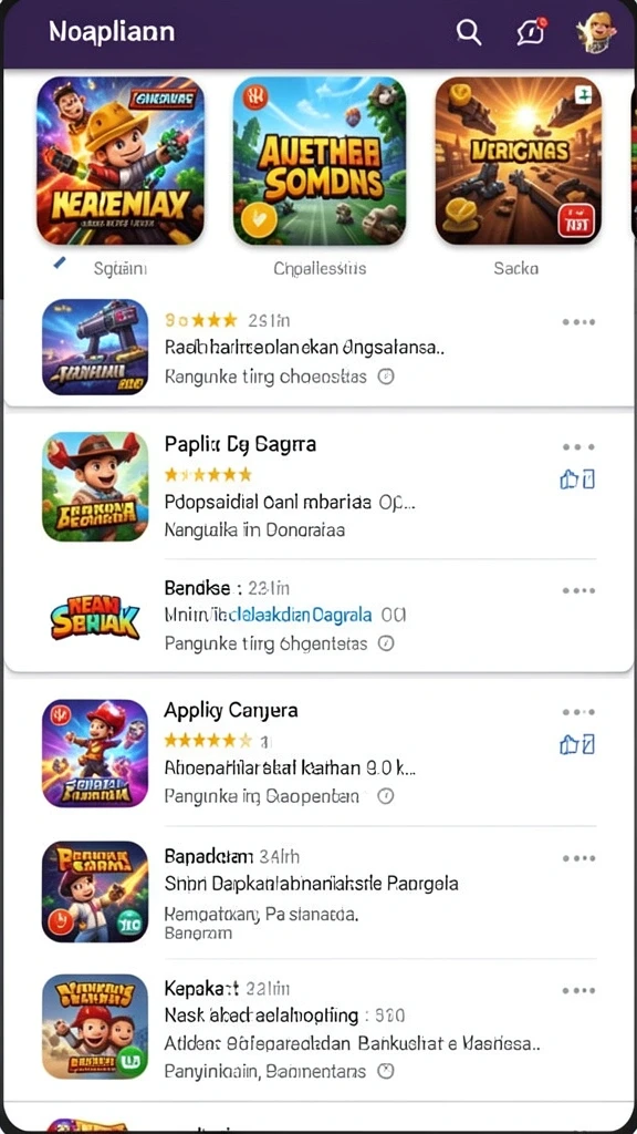 Tampilan antarmuka aplikasi PROBET88 yang user-friendly.