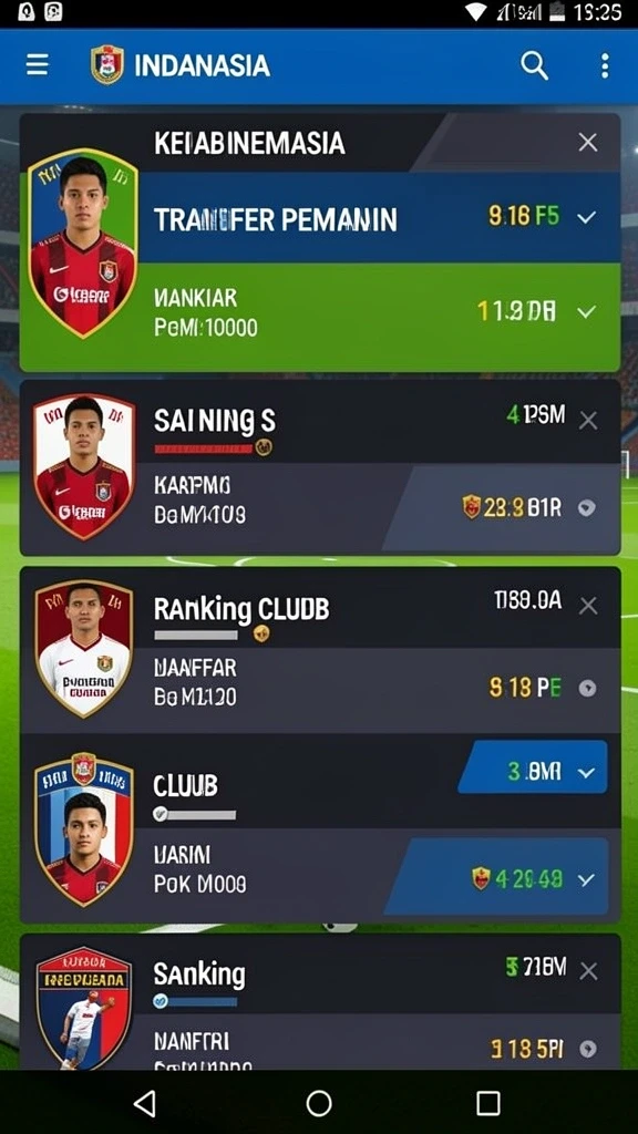 Beberapa karakter unik yang dapat dipilih.