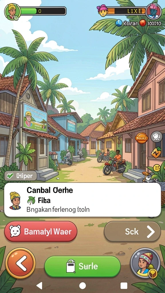 Kustomisasi karakter yang memungkinkan ekspresi diri.