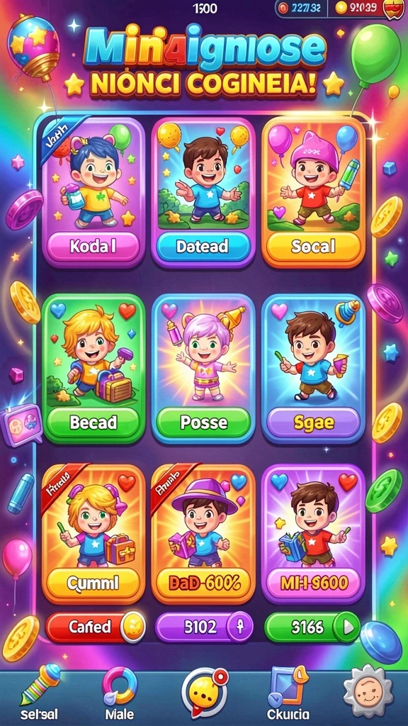 Fitur kustomisasi avatar yang seru.