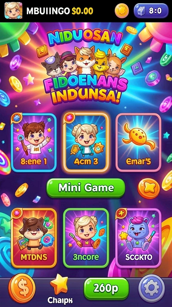 Screeshot menunjukkan karakter unik dalam aksi.