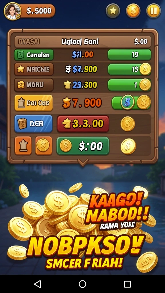 Gambar pemandangan indah dalam game VALOHOKI.