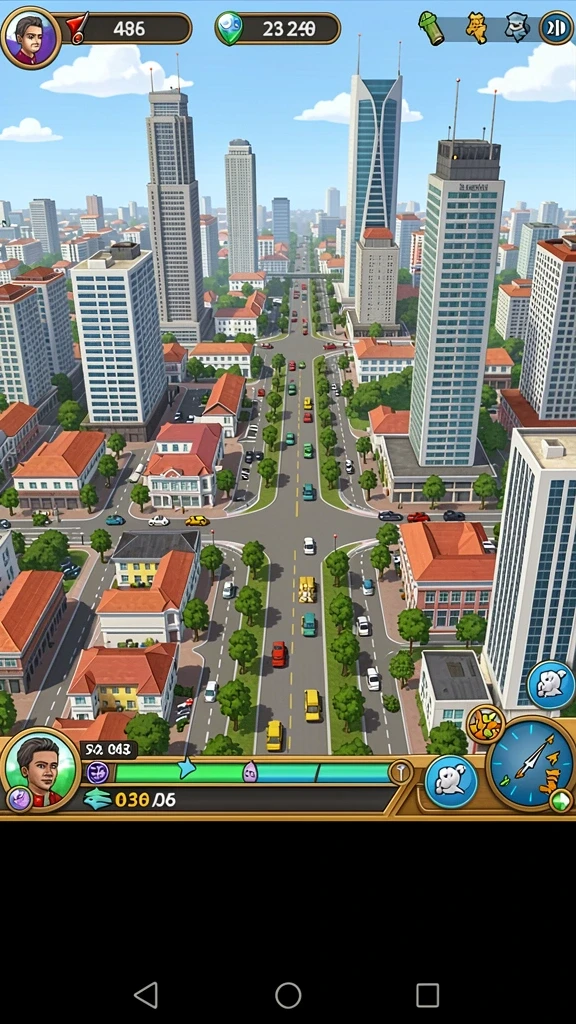 Gameplay seru dengan berbagai karakter untuk dipilih.