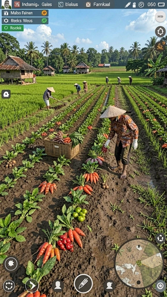 Gambar aksi seru dalam permainan W67.