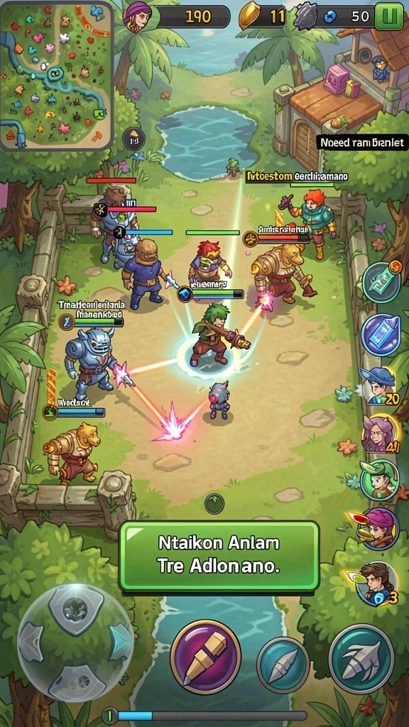 Tampilan pemain yang tengah beraksi dalam Y89.